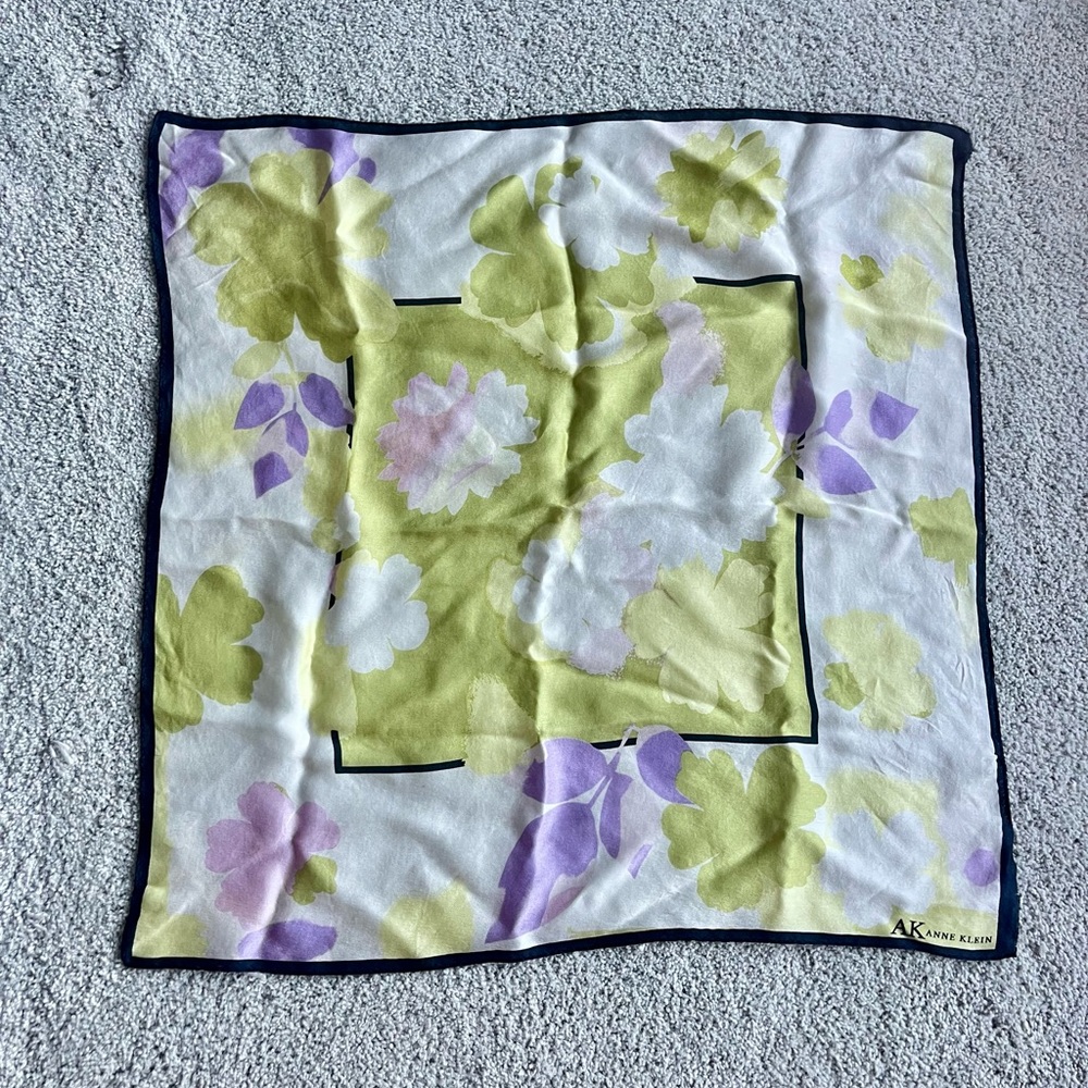 Floral Silk Scarf